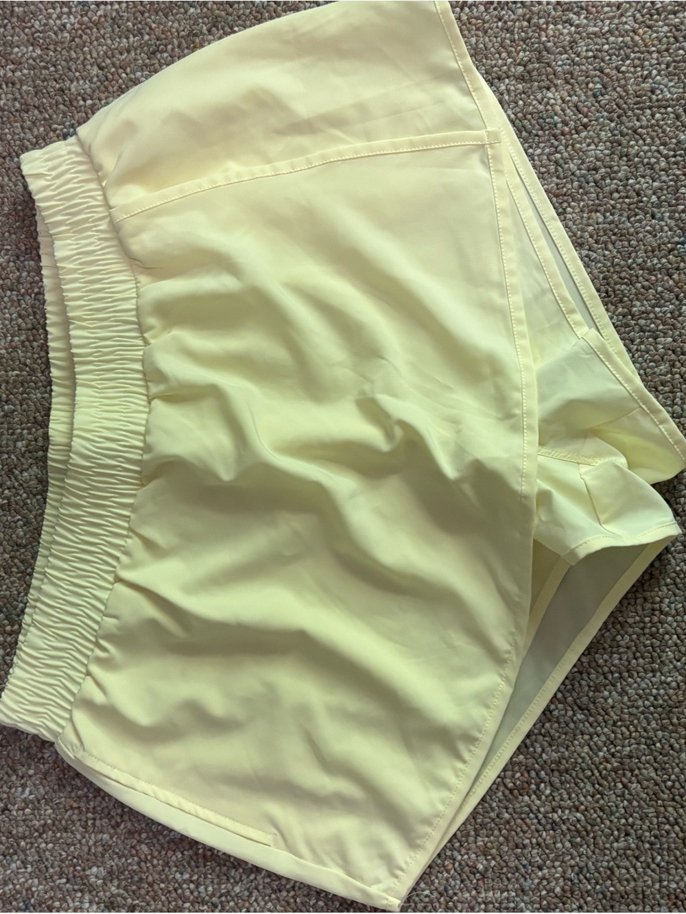 Marika Yellow Athletic Skort Shorts